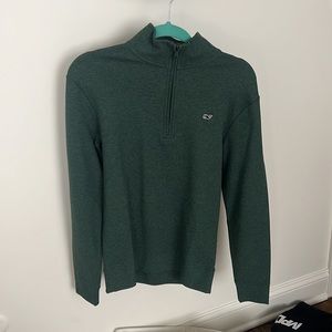 NWT Men’s Dark Green Vineyard Vines Golf Quarter Zip